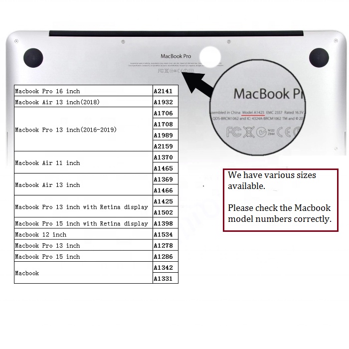 GLOSSY TRANSPARENT Hard case MACBOOK PRO 13 / 13.3 inch / MacBook PRO M1 / PRO M2 13 / 13.3 inch / A1706 / A1708 / A1989 / A2159 / A2251 / A2289 / A2338