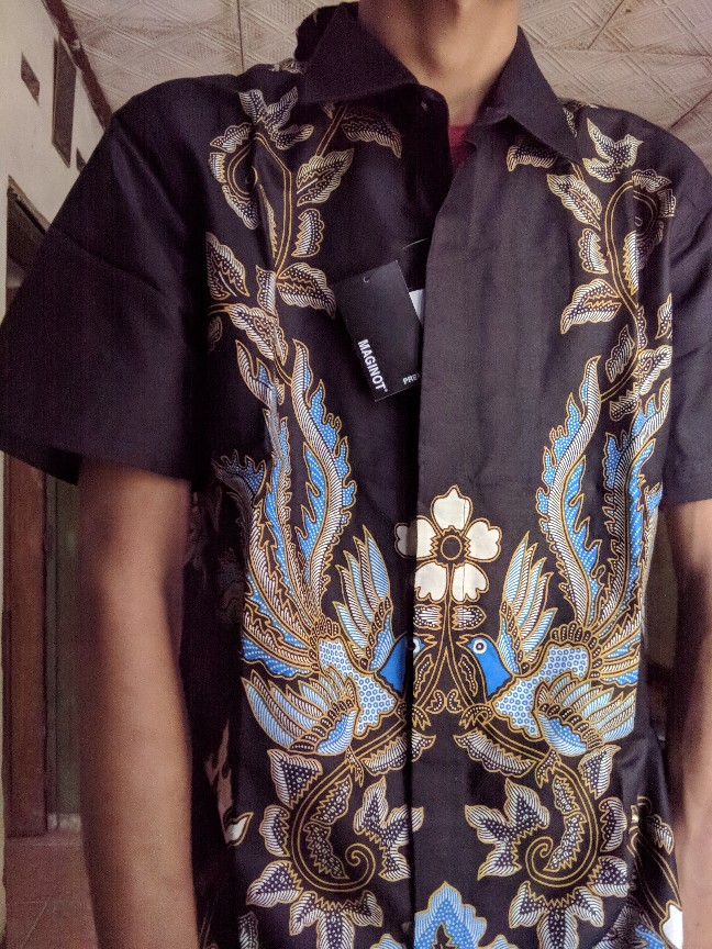 Maginot Kemeja Batik Pria Vikrama-ss Lengan Pendek