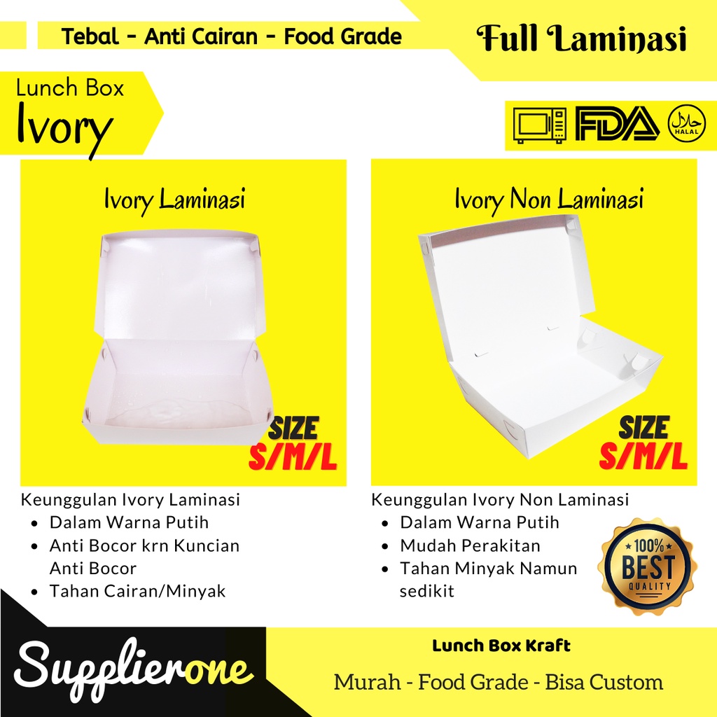 Paper Lunch Box, Lunch Box Paper, Lunch Box SML,Lunch Box Kertas, Dus Box Ayam Geprek, Kemasan Makanan, Dus Nasi, Kemasan Take Away, Kemasan Makanan Kertas, Box Kue, Kardus makanan Image 8