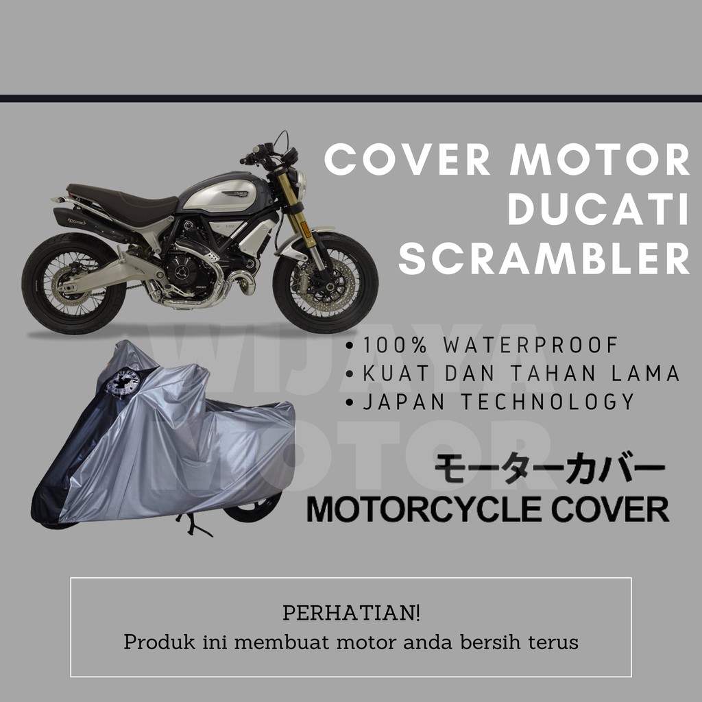 Sale Selimut Motor Jumbo Ducati Scrambler Motor Sport Moge Cover Motor Mantel Motor Penutup Shopee Indonesia