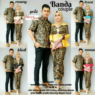 Couple Sarimbit Kebaya Pesta Tunangan Lamaran Cantik Batik Modern