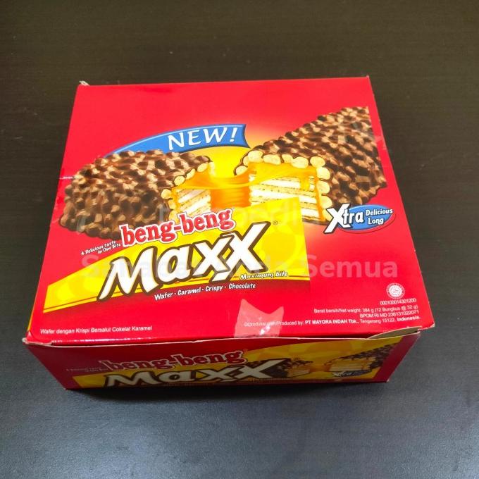 

:=:=:=:=] BENG BENG MAXX WAFER COKLAT 32 GR - 12 PCS