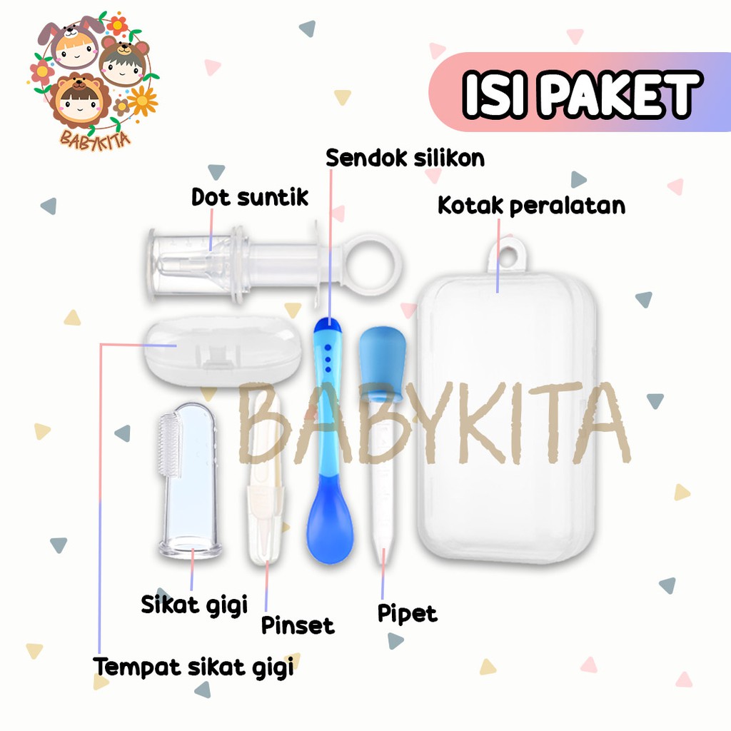 Paket Peralatan Kesehatan Obat Pembersih Makanan Bayi 1 Set #drpstore