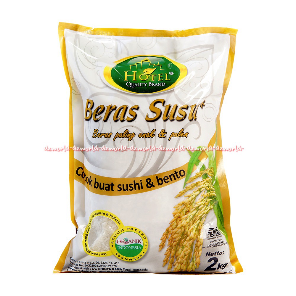 

Hotel Quality Brand Beras Susu 2kg Beras Putih Merek Hotel Beras Pulen Untuk Sushi Bento