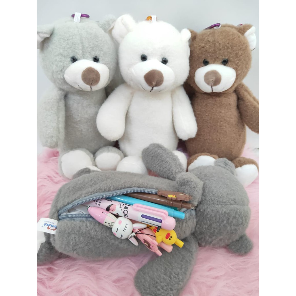 

Kotak Pensil Boneka Bear D - Kotak Pensil Anak Anak / Boneka / Kotak Pensil Lucu / Animal / Beruang