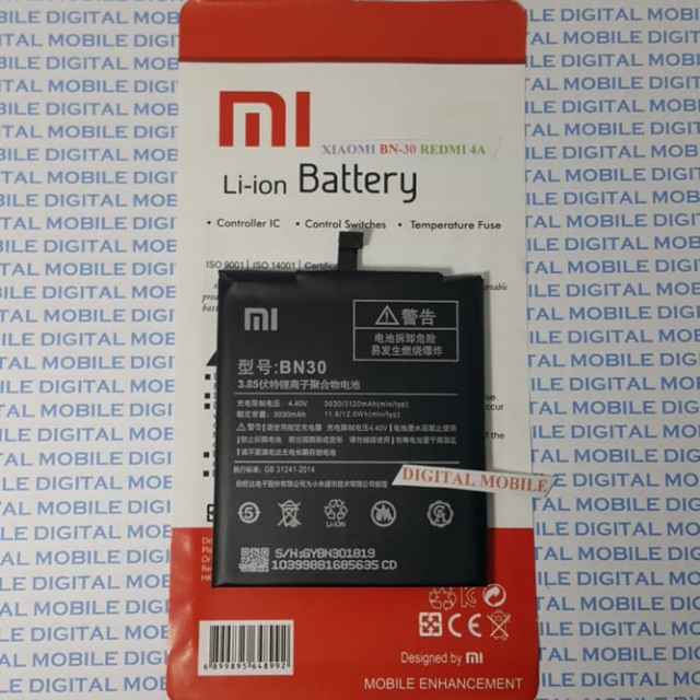 BATERAI BATTERAI BATTERY XIAOMI REDMI 4A MI 4A ORIGINAL