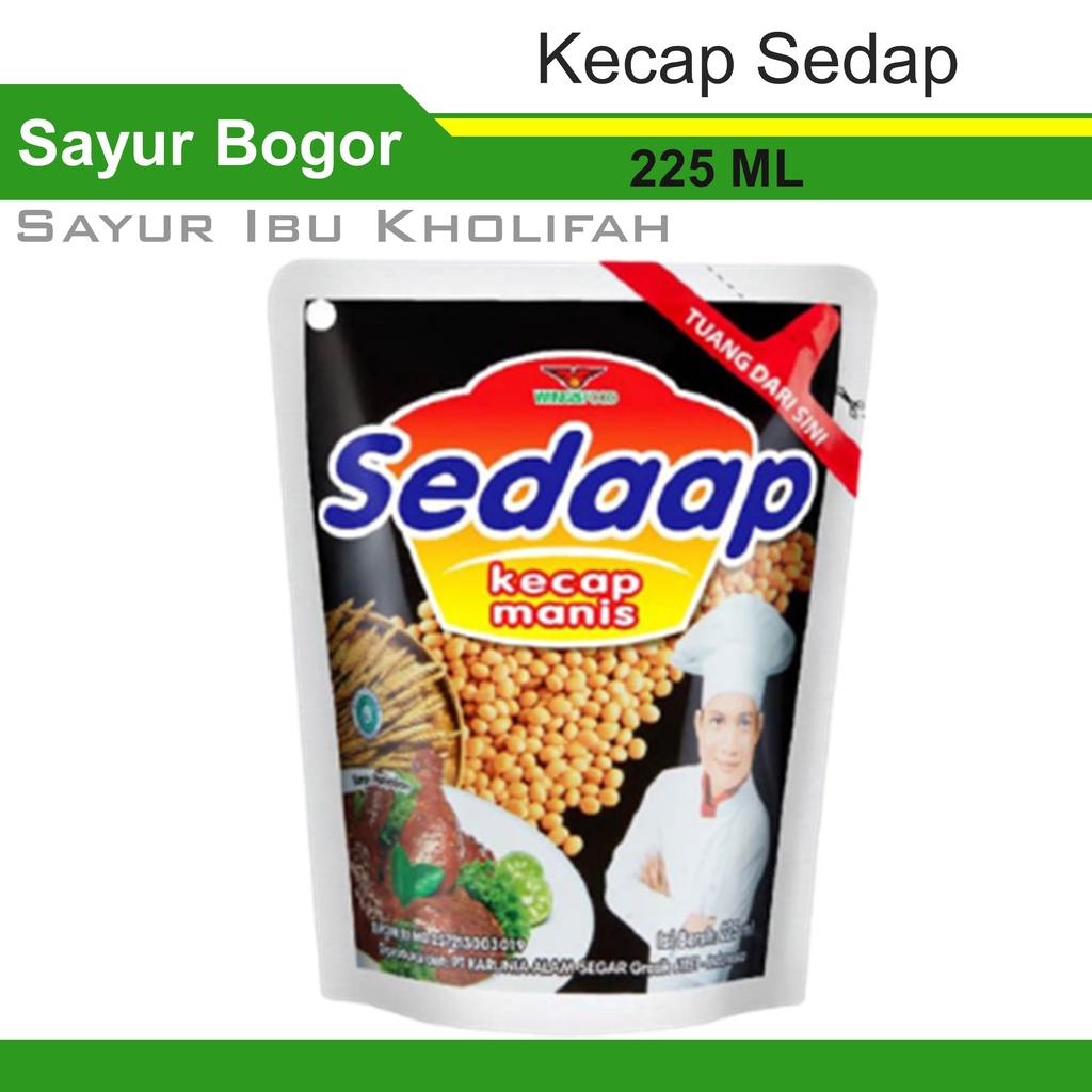 

Kecap Manis Sedap 225 ml Bahan Pokok Sembako Murah Bogor