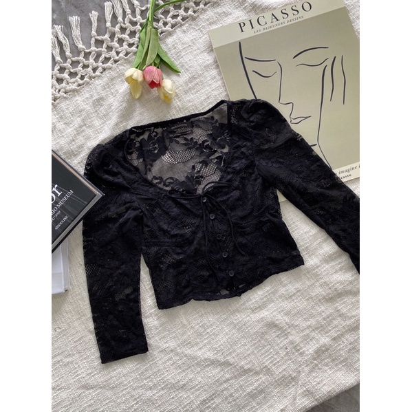 Urban Outfitters Lace Cardigan