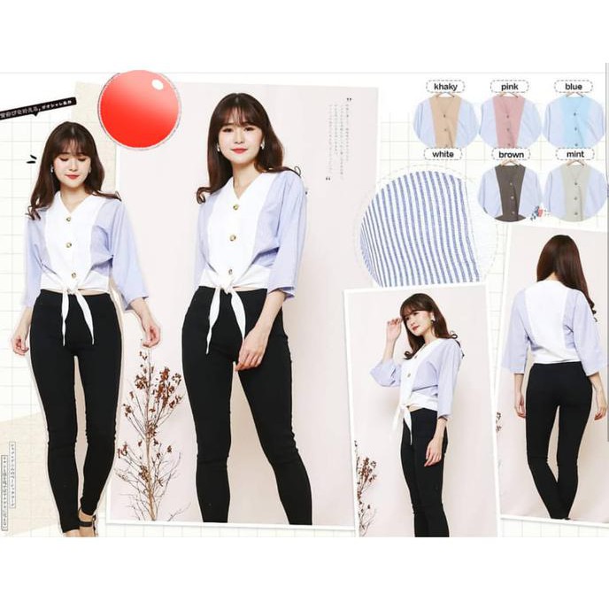 Odelia Knot Blouse R7461