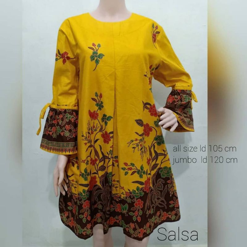 TERBARU TUNIK BATIK MODERN ATASAN BATIK CANTIK