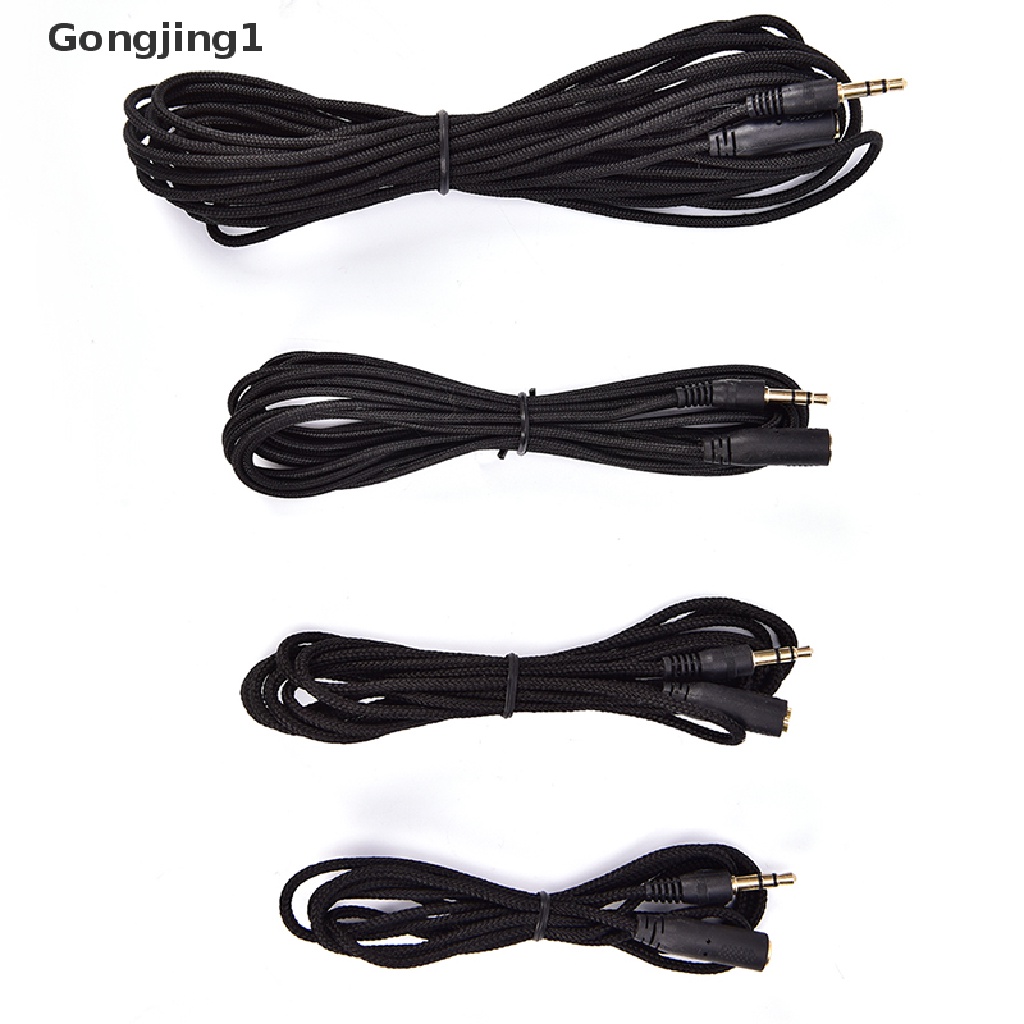 Gongjing1 Kabel Extension jack Headphone / EarPhone Panjang 3.5MM M / F Noise Rendah