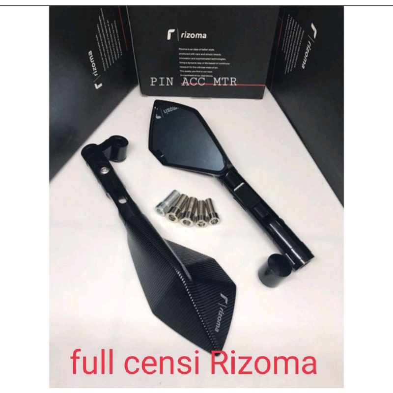 spion tomok v2 Original rizoma kaca Biru kualitas premium full censi universal motor Ninja R RR R15 V2 V3 V4 GSX R25 CB CBR Vario 125 150 160 Nmax New Pcx New Dill