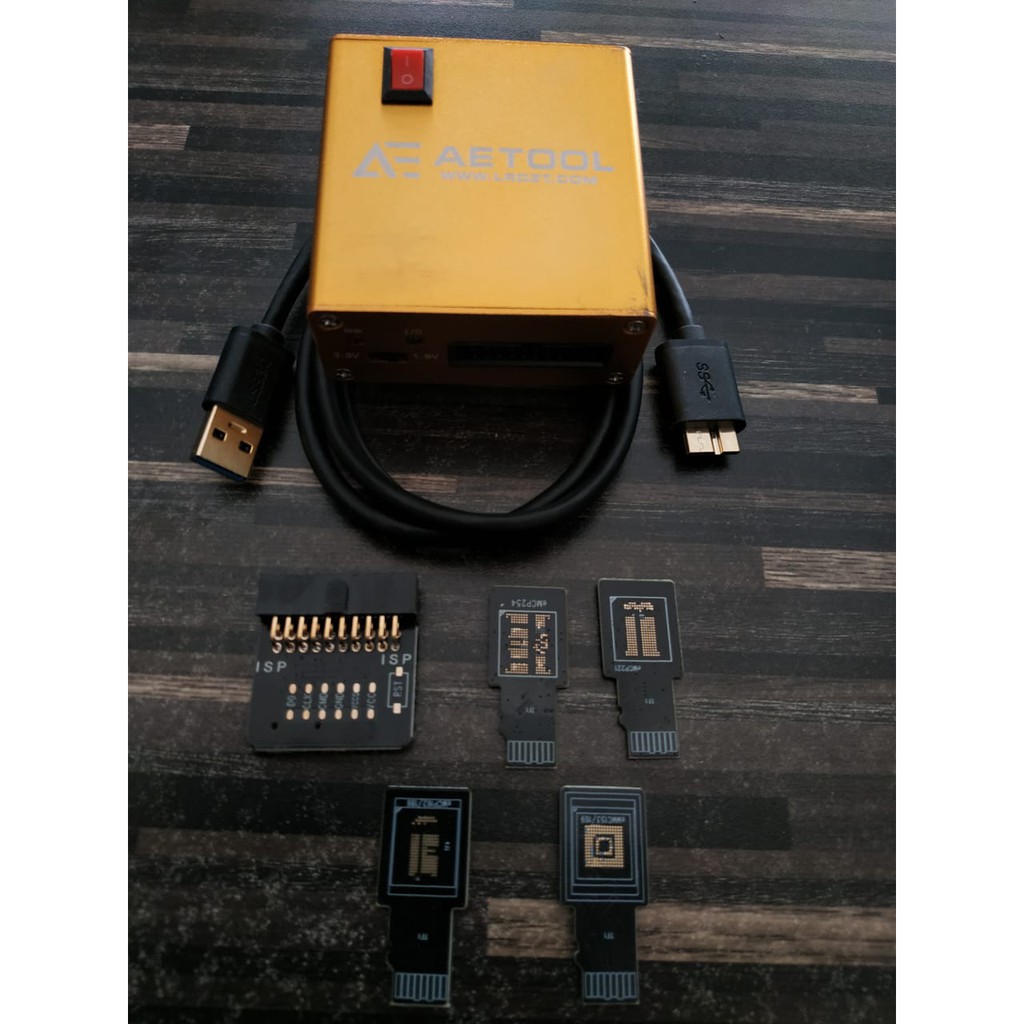 AETOOL BOX with Source Welding Plate Cable  AETOOL EMMC programmer