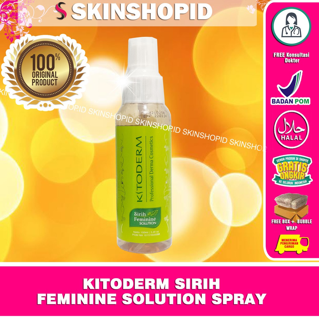 Kitoderm Sirih Feminine Solution Spray