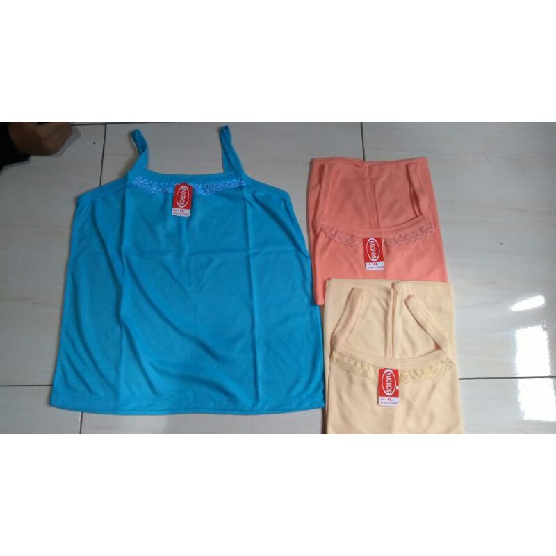 (6pcs)kaos dalam remaja size 4L