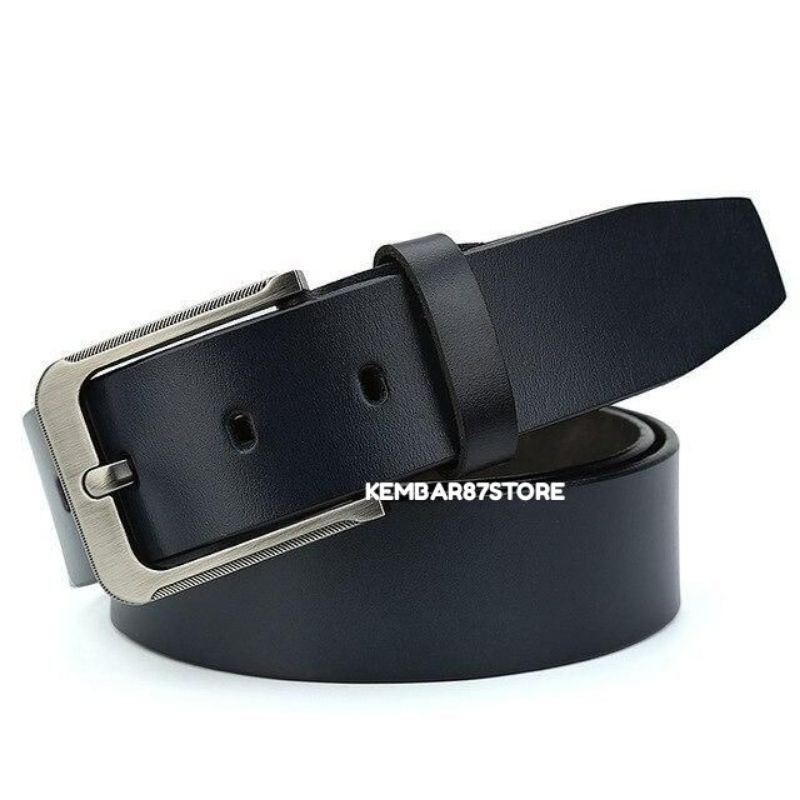 Ikat Pinggang pria Sabuk Kulit Leather Belt Gesper kulit sapi