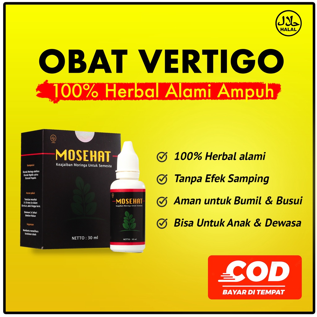 Obat Vertigo Herbal Ampuh Alami Mosehat Obat Vertigo Sakit Kepala Dan