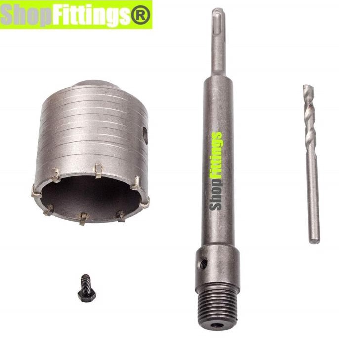Mata Bor Lubang Tembok Beton Hole Saw Hollow Core Sds Plus 25 To 60 Mm