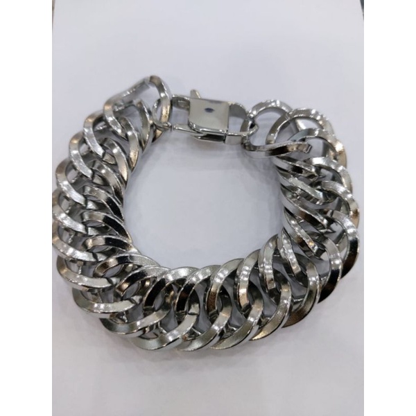 Gelang Rantai titanium pria jumbo
