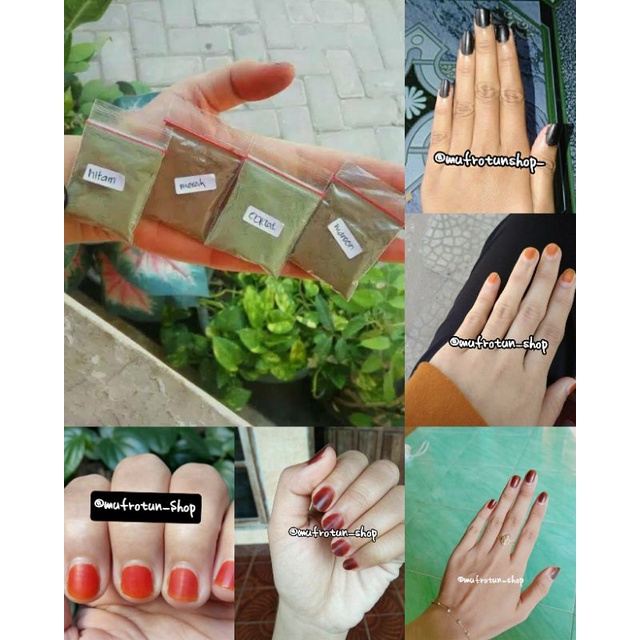 plastik Henna bubuk Henna kutek kutek Henna halal Henna Arab Kutek bubuk hitam maron