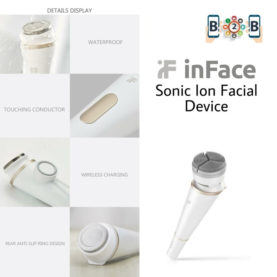 INFACE Electric Ion Sonic Beauty Facial Cleanser MS1000