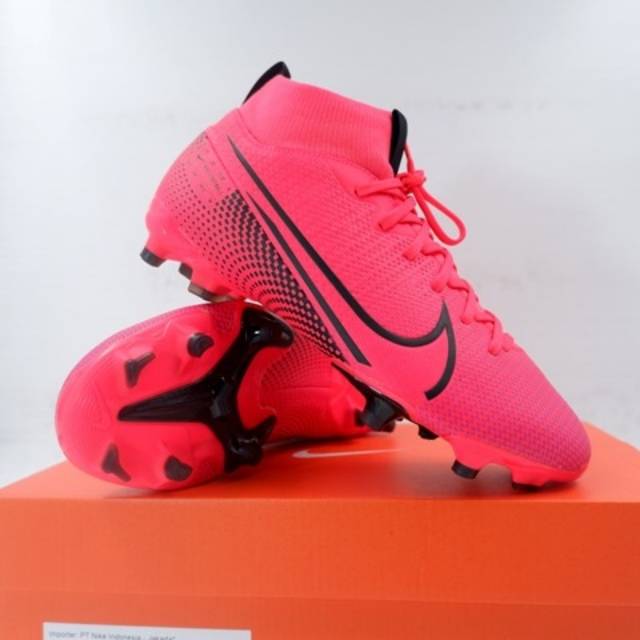 New Sepatu Bola Anak Original Nike Superfly 7 Academy FG/MG Laser Crimson Black AT8120-606 BNIB