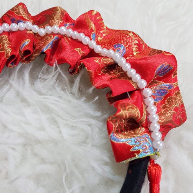 Bando Imlek Princess China Headpiece Ratu Shanghai Gong Xi Cepol CNY Chinese newyear Aksesoris Imlek