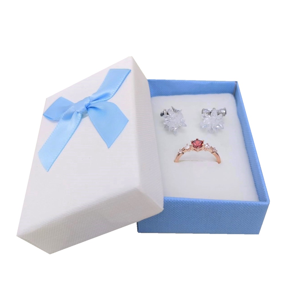 Jewelry Gift Box / Kotak Hadiah Tempat Perhiasan Cincin Anting G15