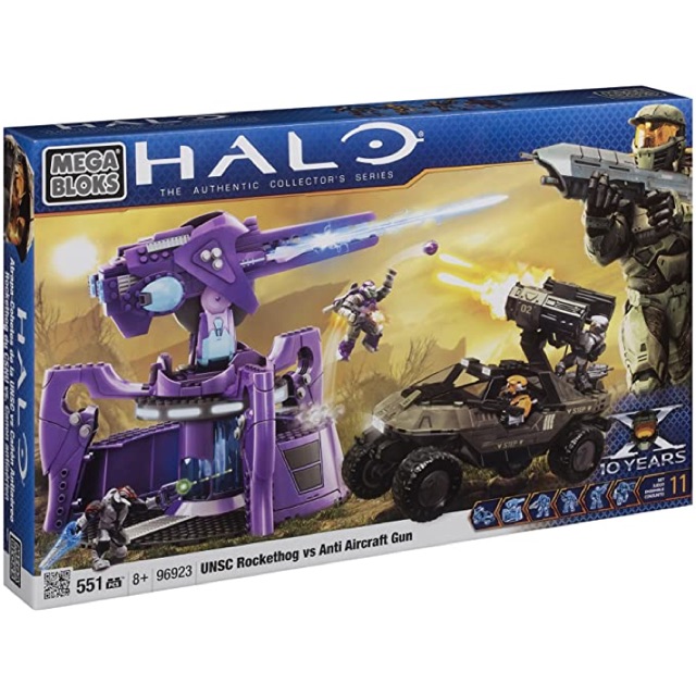 Mega Bloks Halo 96923 UNSC Rockethog vs Anti Aircraft Gun