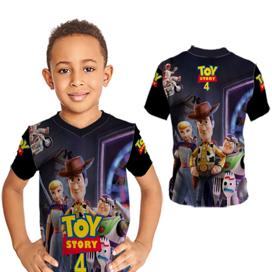 TOY STORY 4 - 03 Baju Jersey Kaos toy story anak Laki - Laki printing Free Name