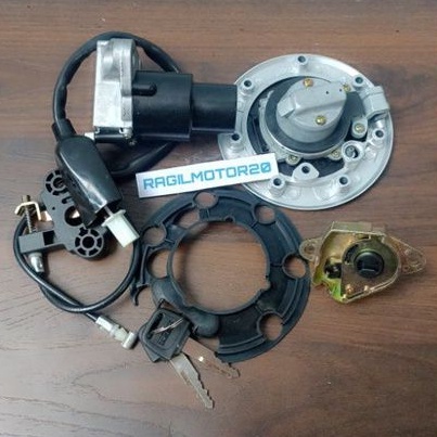 KUNCI KONTAK ASSY KEY SET PLUS TUTUP TANGKI NINJA KR-R NINJA RR KOMPLIT-1