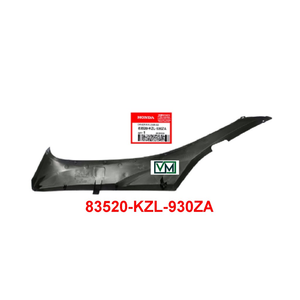 Cover Dek Lantai Kanan Motor SPACY ORIGINAL 83520KZL930ZA
