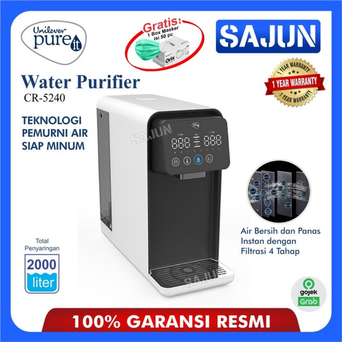 Unilever PURE IT Water Purifier Pemurni Air RO Countertop CR5240