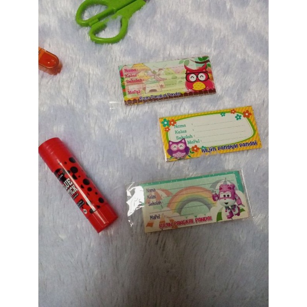 

STICKER BUKU PELAJARAN ANAK