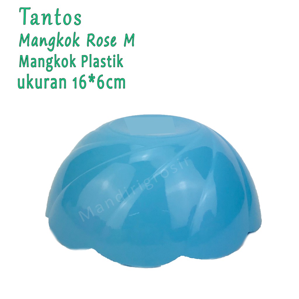 Mangkok bentuk bunga * Mangkok Rose M * Biru *5155