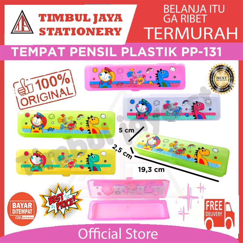 

TJS Tempat pensil kotak pensil aesthetic Tempat pensil anak murah meriah anak pencil case aesthetic plastik PP-131