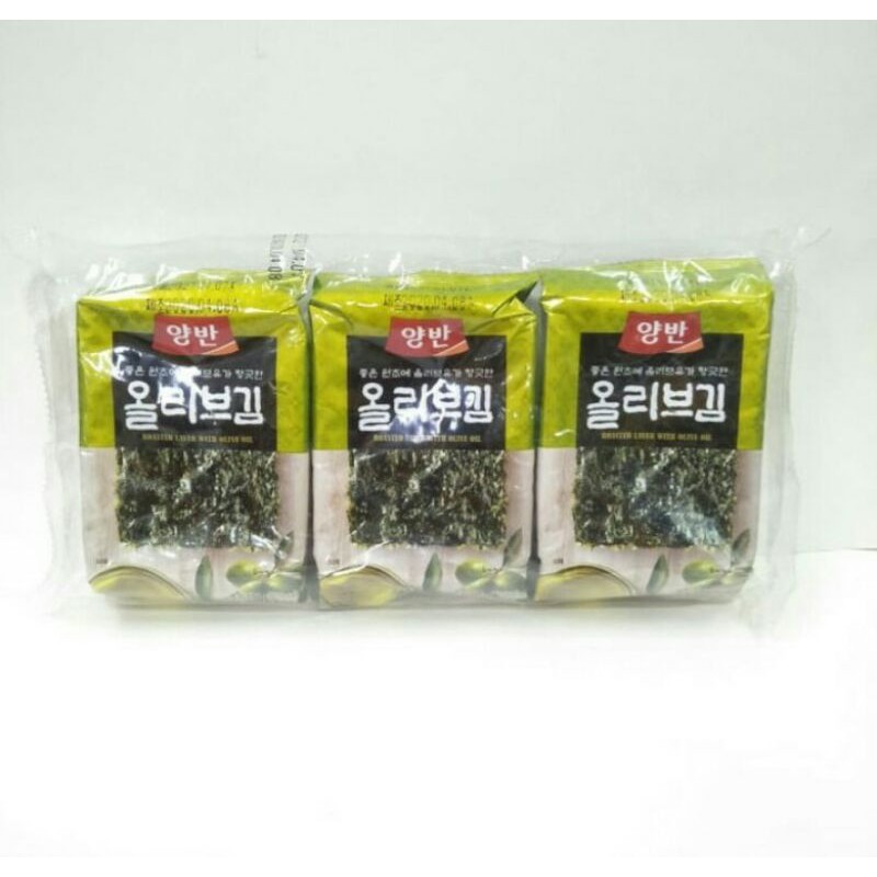 

Dongwon Rumput Laut Dengan Minyak Zaitun 15gr (3 pcs x 5gr)