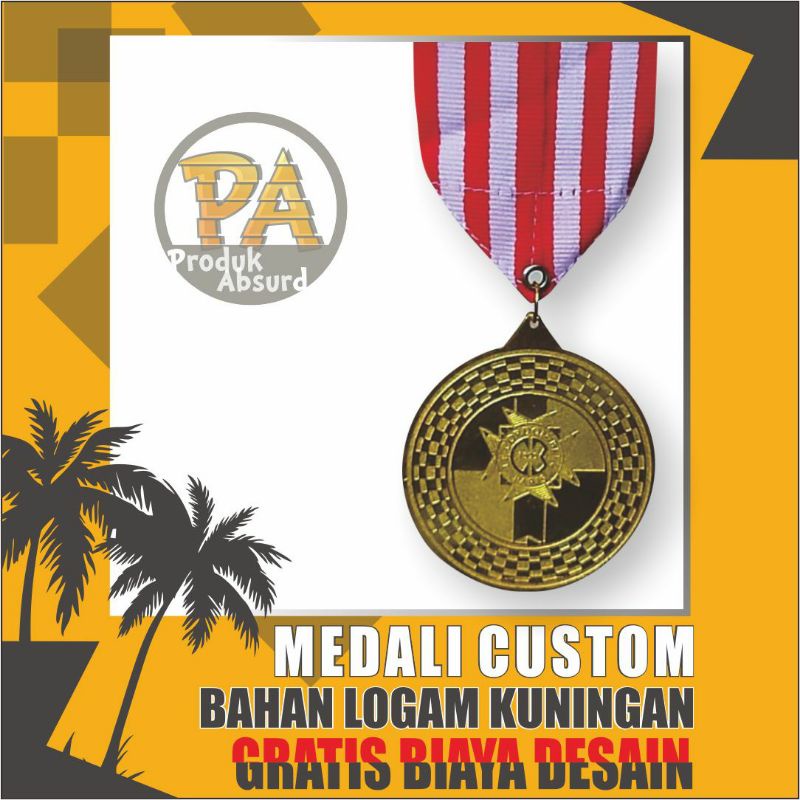 MEDALI WISUDA | MEDALI KUNINGAN