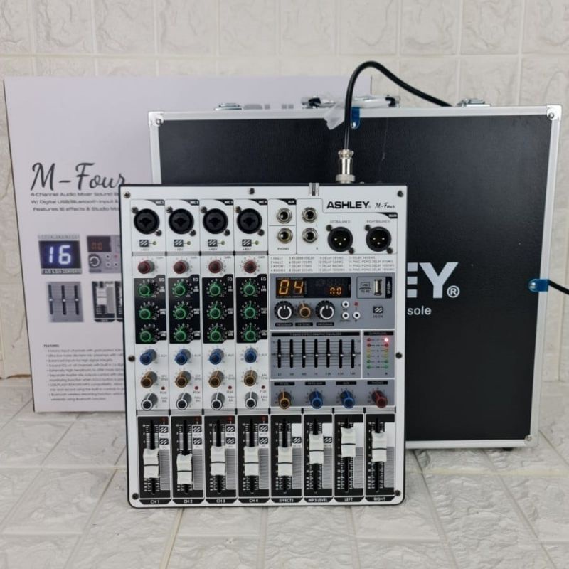 Mixer Ashley M Four 4-Channel Bluetooth - USB free hardcase ORIGINAL