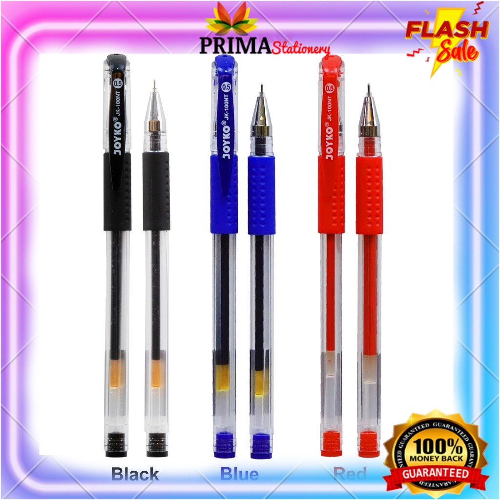 

BALLPOINT, BOLPEN, POLPEN, PULPEN, PENA Gel Pen Pulpen Pena Joyko JK-100NT 0.5 mm