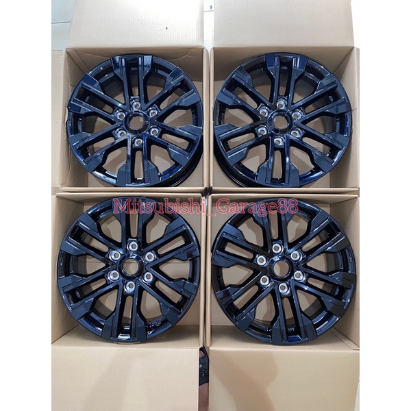 1SET Velg All New Pajero Sport Facelift 2021 Hitam Elite Edition ORISINIL