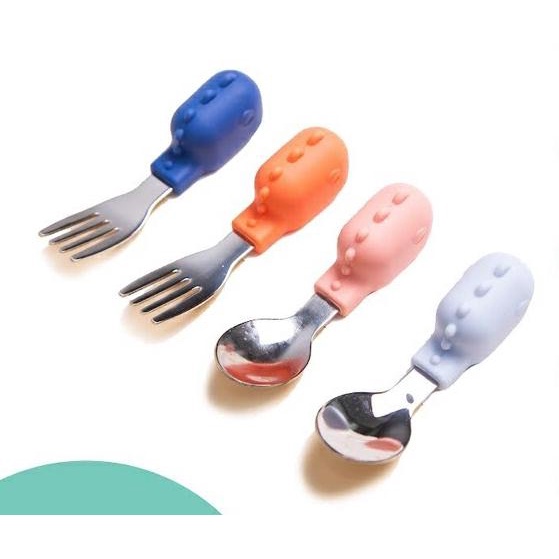 Heorshe Baby Fork and Spoon set - Sendok dan Garpu Bayi