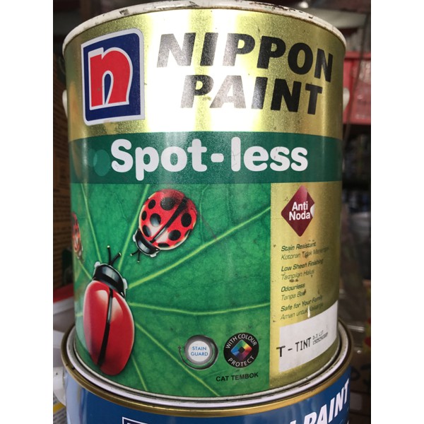 cat tembok nippon paint spotless (anti noda) 2,5lt White / Putih
