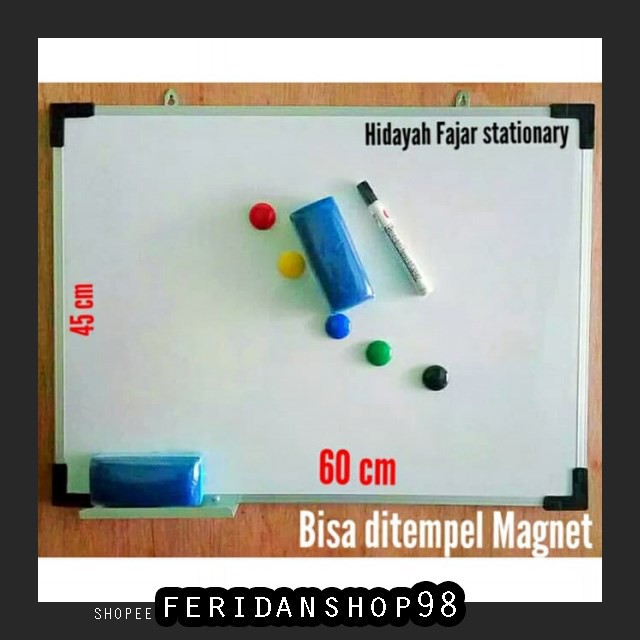 

BT335 PAPAN TULIS BEST SPIDOL PENGHAPUS WHITE BOARD MAGNET WARNA BY FERIDANSHOP98