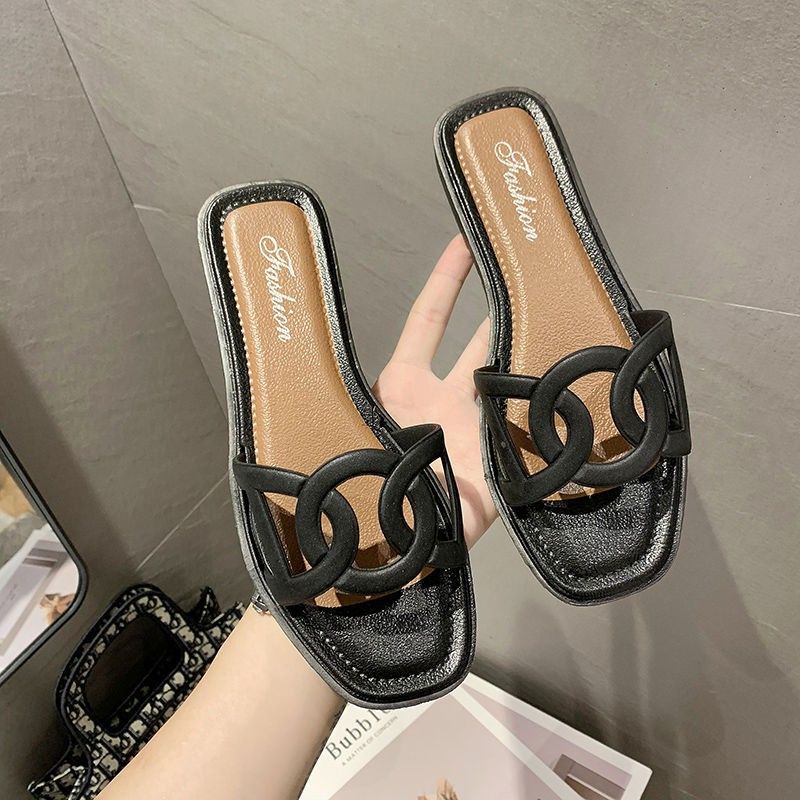 Medan Termurah KD005 Model lingkaran lentur nyaman Sendal wanita import Sandal fashion import