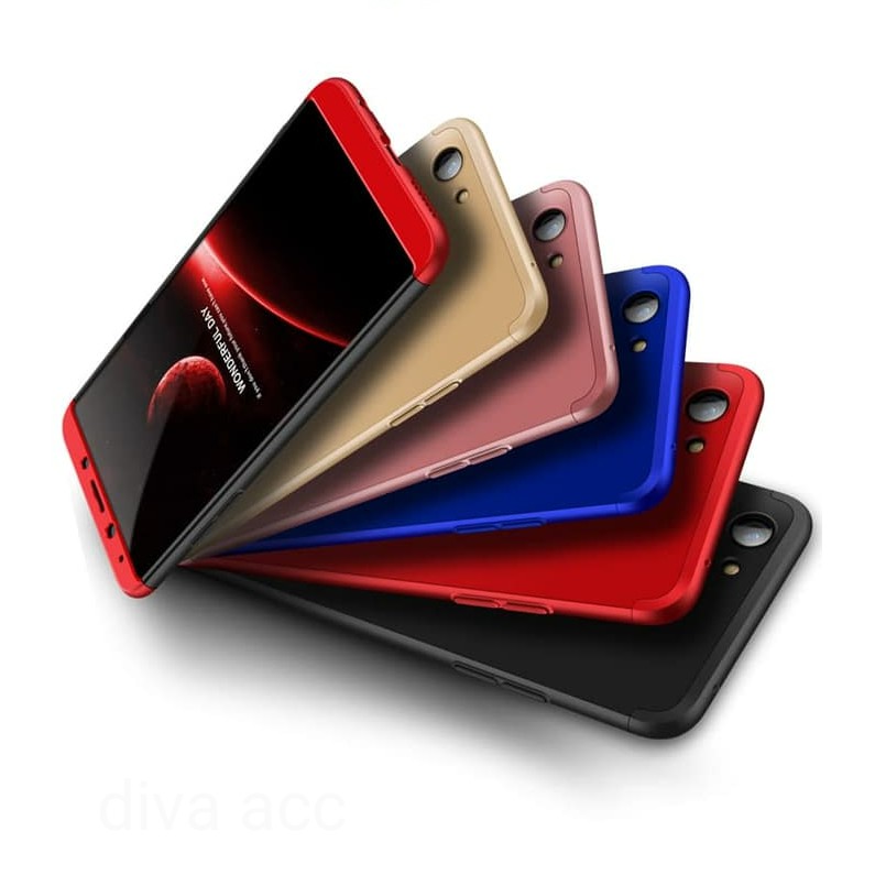 Case Samsung S7 Edge GKK OC 3 in 1 Full Coverage Matte Phone Cover Case Lucu Elegant Premium Murah