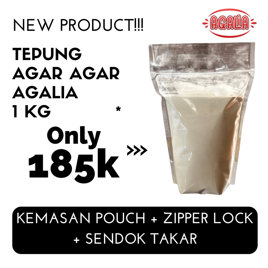 

TEPUNG AGAR AGAR AGALIA KILOAN - 1 KILOGRAM (KG) *LEBIH HEMAT*