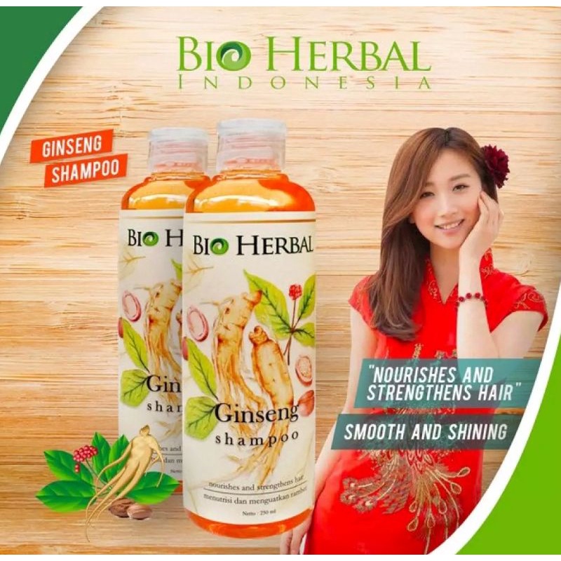 BIO HERBAL GINSENG SHAMPO ORIGINAL BPOM - SHAMPO GINSENG BIO HERBAL