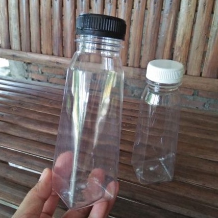 Botol Kale Prisma 250 ml/Plastik Pet Tebal/mulut lebar/Madu/Kopi Susu/Unik