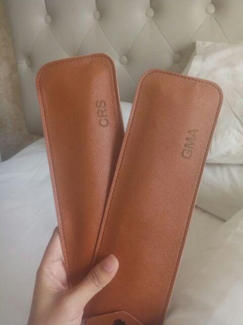 Paket Sedotan Minuman Stainless Sikat Pouch Jumbo Nama